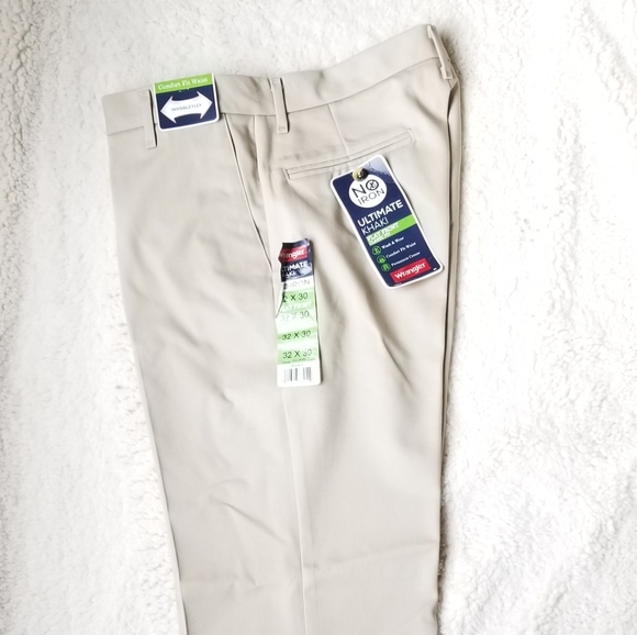 Wrangler Khakis 32x30 Classic Fit Flat Front *NWT - Picture 11 of 12